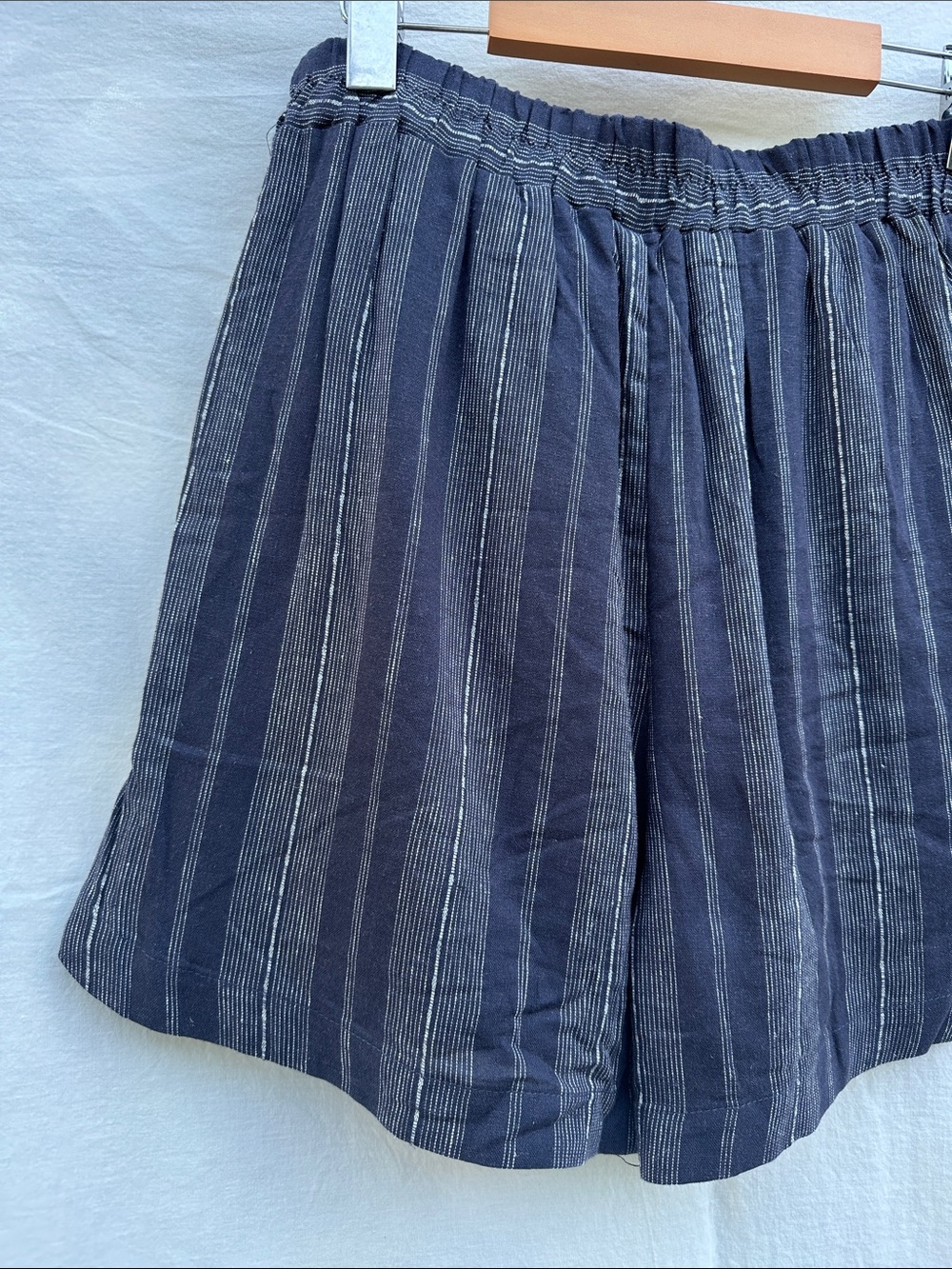Gentle Fawn Hudson Striped Navy Tie-Waist Women’s Shorts - Picture 8 of 10